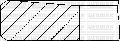 YENMAK 96-09537-000 Segman Std ( Npr ) Starex Crdi 140hp Sorento 7924810000  91mm  ####